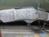 1873 Winchester factory engraved short rifle - 9 of 10