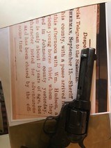 Antique Colt 44-40 belonged to Wm Hudson - 2 of 2