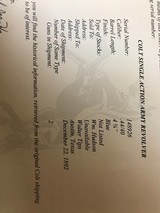 Antique Colt 44-40 belonged to Wm Hudson - 1 of 2