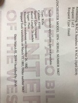 Very Nice Winchester 1876 Short Rifle - 5 of 9