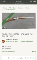 Winchester 1876 Scarce - 8 of 9
