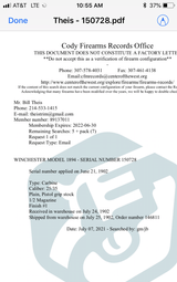 Special order Winchester 94 carbine - 2 of 8