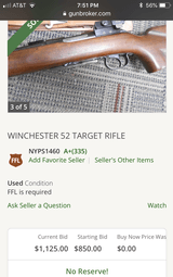 Winchester 52. TargetRedfield 20x - 8 of 8