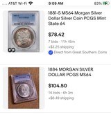 Graded Silver dollars - 7 of 15