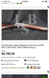 Rare Colt Burgess 44-40 Octagon - 7 of 7