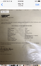 Factory Engraved Colt saa antique - 7 of 7