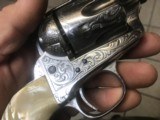 Factory engraved Colt SAA 45. Antique - 8 of 8