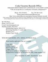 Rare 1876 Winchester 50 Express Short Rifle - 12 of 13