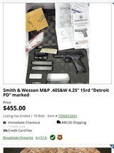 Smith LNIB 40 cal.
Police issue.
US $ - 3 of 7