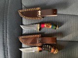 Custom stag handle skinners - 2 of 2