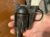 Engraved gold inlay Colt saa - 8 of 10