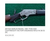 Antique Marlin Factory Engraved 38-55 - 14 of 14