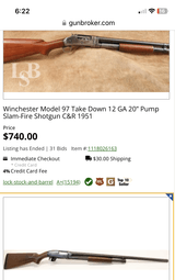 Winchester Model 12
Deluxe checkered VR - 8 of 8