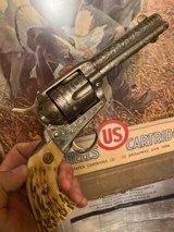 Colt 45 Circa 1903 Goodnight Loving cattlebrands engraved - 2 of 5