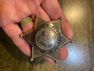 Sheriff of Hardin Montana badge