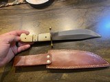 Custom Bowie Bone handle - 3 of 4