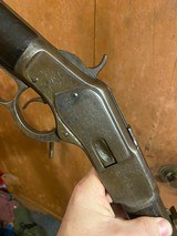 Factory engraved Winchester 1873 short rifle - 8 of 9