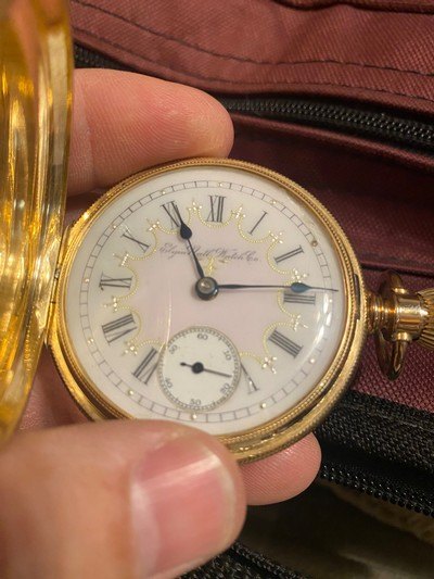 Antique Solid Gold pocket watch - Image 3 of 7