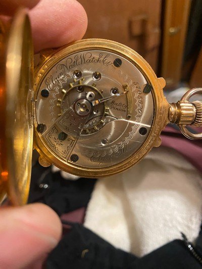 18kt Heavy box hinge watch Circa 1880’s - Image 6 of 9