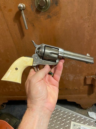 Antique 1895 Colt saa 44-40 with Ivory - Image 4 of 7