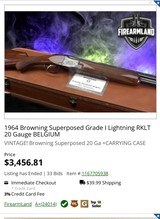 1965 Browning Superposed 20 in Case - Image 10 of 10