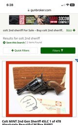 Rare Colt 2nd gen Sheriffs made 1 yr - Image 4 of 7