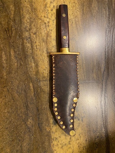 Sheffield Bowie VG hand made sheath - Image 2 of 4