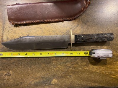 Large Sheffield lXL Bowie.Heavy stag