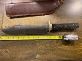 Large Sheffield lXL Bowie.Heavy stag - Image 1 of 6