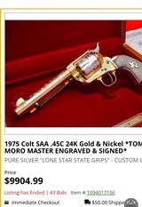 Colt SAA 45 Circa 1899 - Image 6 of 6
