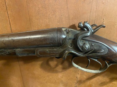 Antique scarce Side Lever 12ga. - Image 3 of 8
