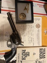 Texas Ranger Colt SAA with badge - Image 1 of 4