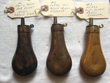 Lot of 5 Powder Flasks for 1849 Colt Pocket Revolvers - 2 of 10