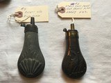 Lot of 5 Powder Flasks for 1849 Colt Pocket Revolvers - 4 of 10