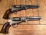 Double Cased Set 6” Colt Pocket Revolvers - 4 of 11