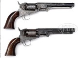 Double Cased Set of Engraved 1849 Colt 6” Pocket Revolvers - 5 of 9