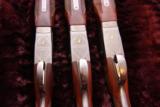 WINCHESTER MODEL 23 GOLDEN QUAIL 3- SET, 20, 28 &410 WITH SAME SERIAL NUMBER - 1 of 10