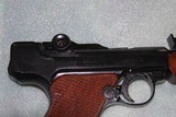 ERMA ET-22 LUGER CARBINE TARGET PISTOL w/ 11 3/4" BARREL IN SUPER MINT CONDITION - 2 of 13