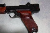 ERMA ET-22 LUGER CARBINE TARGET PISTOL w/ 11 3/4" BARREL IN SUPER MINT CONDITION - 4 of 13