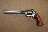 smith & wesson .357 magnum stainless steel revolver 6 shot, 8 3/8" barrel