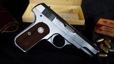 Exceptional Colt Model M 1908 Type IV Pocket Hammerless As New with Box and Papers - 5 of 15