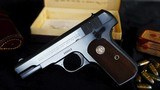 Exceptional Colt Model M 1908 Type IV Pocket Hammerless As New with Box and Papers - 2 of 15