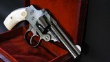 Very Fine S&W .32 New Departure Safety Hammerless Third Model with Factory Mother-of-Pearl - 9 of 13