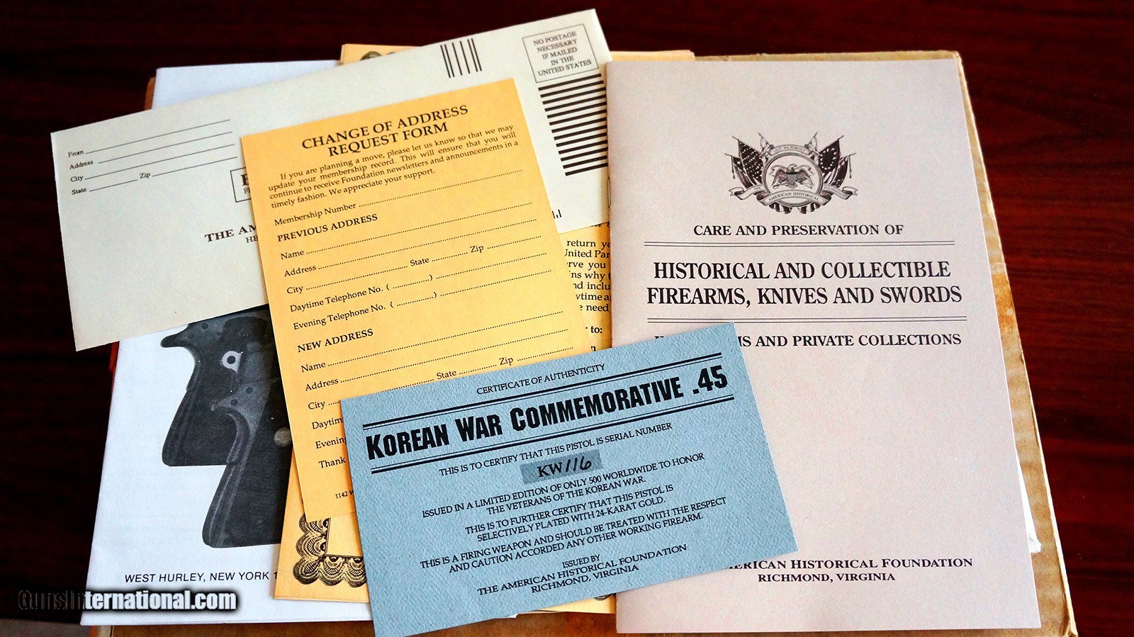 Auto Ordnance of West Hurley NY Colt 1911 Korean War Commemorative