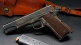 1943 COLT M1911A1 .45 ACP - 1911 WWII Tanker Rig - Battle Worn US Property GI Bring Back - 1 of 20