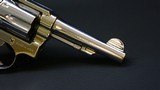 Smith & Wesson Victory Model .38 S&W Special – Excellent War Trophy Circa 1944 - Aged Patina Grips With Deep Brass Medallions - 9 of 16