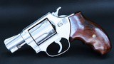 Smith & Wesson S&W Model 60 No-Dash Chiefs Special Stainless 38 Special Excellent New Unfired in the Box 1st Production #145 with Fuzzy Farrant Grips - 4 of 19