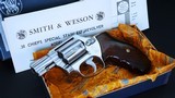 Smith & Wesson S&W Model 60 No-Dash Chiefs Special Stainless 38 Special Excellent New Unfired in the Box 1st Production #145 with Fuzzy Farrant Grips
