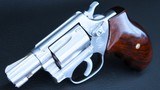 Smith & Wesson S&W Model 60 No-Dash Chiefs Special Stainless 38 Special Excellent New Unfired in the Box 1st Production #145 with Fuzzy Farrant Grips - 7 of 19