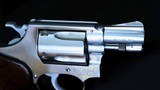 Smith & Wesson S&W Model 60 No-Dash Chiefs Special Stainless 38 Special Excellent New Unfired in the Box 1st Production #145 with Fuzzy Farrant Grips - 12 of 19